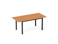 Slickblue Solid Wood Extendable Dining Table Seats 4–8, Umbrella Hole