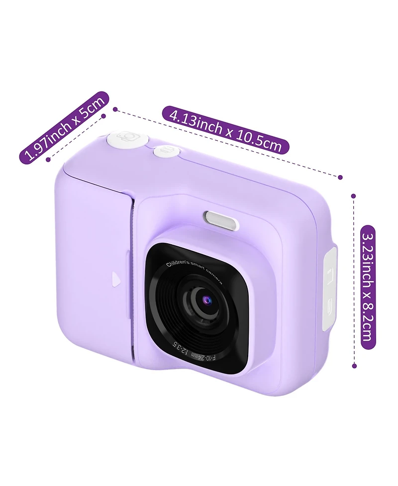 Swifint Kids Instant Print Camera, 1080P Digital Camera with 32GB Sd Card & 3 Paper Rolls. Christmas Birthday Gift for 4-10 Year Old Girls Boys.