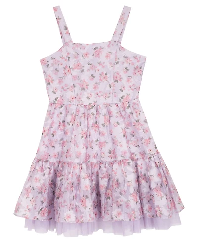 Rare Editions Girls' 7-16 Floral Print Dress