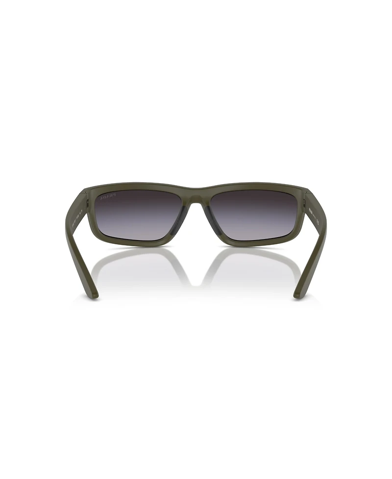 Prada Linea Rossa Men's Rectangle Sunglasses