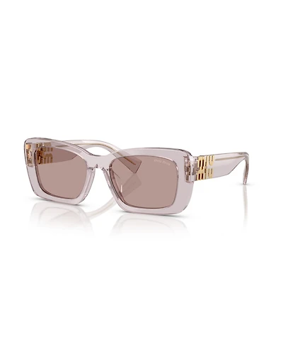 Miu Miu Women's Rectangle Sunglasses, Mu 07YS