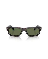 Prada Men's Rectangle Polarized Sunglasses, Pr B11S