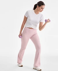 Id Ideology Women's Studio High Rise Flare Leggings, Created for Macy's