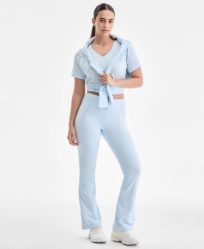 Id Ideology Women's Studio High Rise Flare Leggings, Created for Macy's