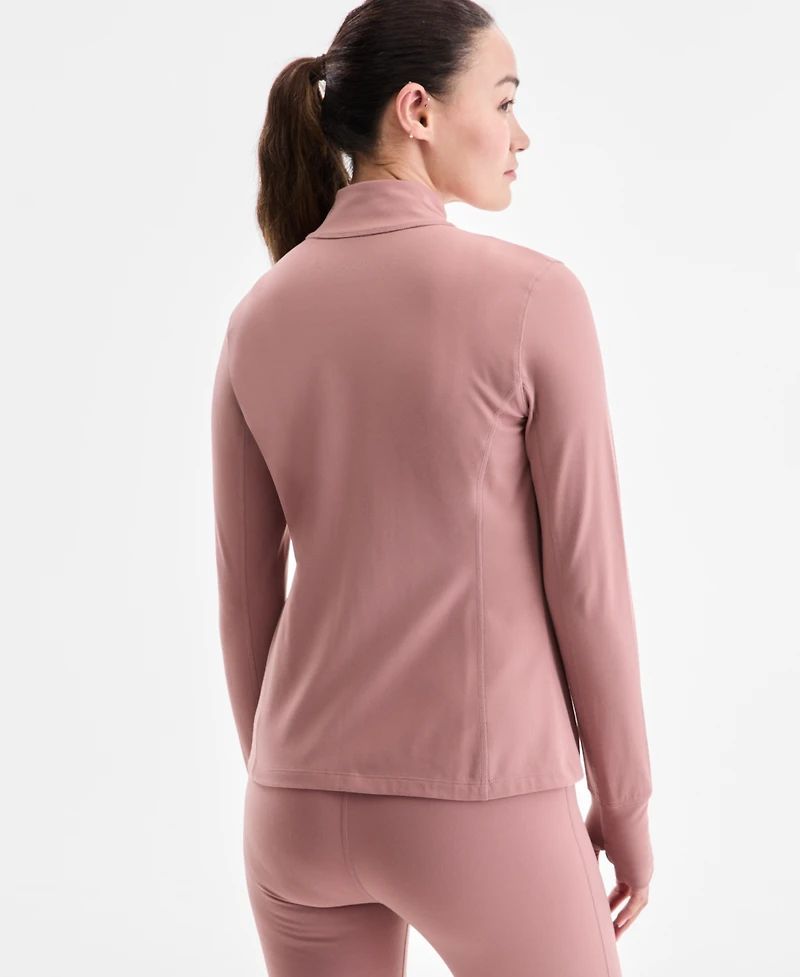 Id Ideology Women's Studio Full-Zip Jacket, Exclusively at Macy's