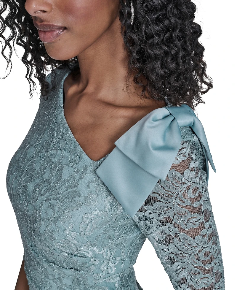 Jessica Howard Women's V-Neck Sheath Gown