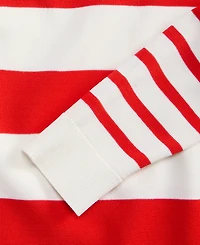 On 34th Women's Mixed-Stripe Crewneck Sweater, Macy's Exclusive