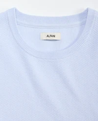 Alfani Men's Oversized Pique Knit Short-Sleeve Sweater, Macy's Exclusive