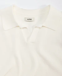 Alfani Men's Cotton Johnny Collar Short-Sleeve Sweater, Macy's Exclusive