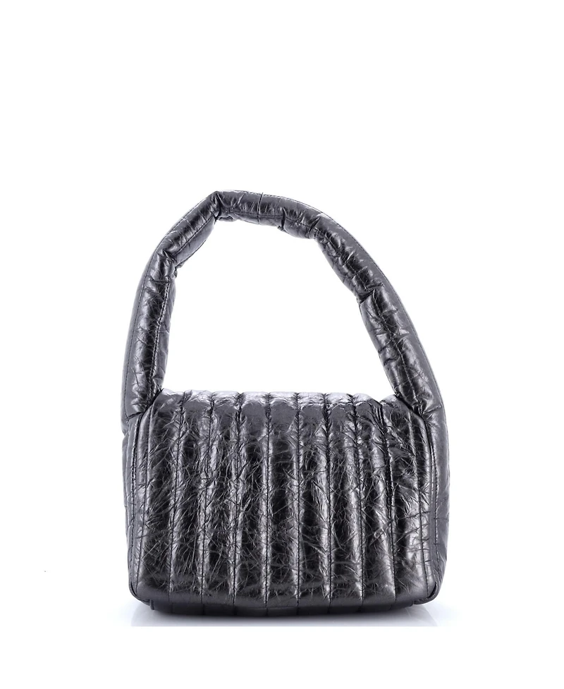 Pre-Owned Balenciaga Small Monaco Sling Bag Padded Quilted Leather