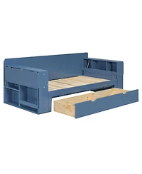 Streamdale Furniture Full Daybed with Removable Desk & Storage Drawers