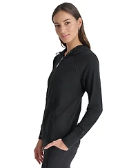 Dkny Women's Sport Zip-Front Hoodie Jacket