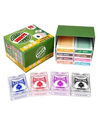 Gse Games & Sports Expert -Deck Nertz Card Game Set, Multi-colored Playing Cards for Poker, Blackjack, Rummy, Go Fish