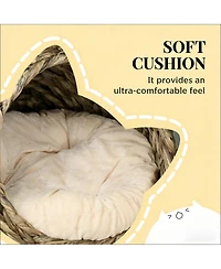 Zeus & Ruta Elevated Basket Bed Kitty House