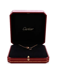 Pre-Owned Cartier Love 3 Ring Pendant Necklace