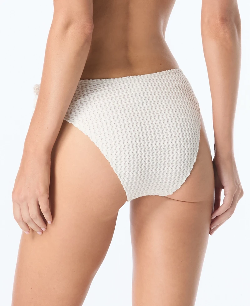 Vince Camuto Women's Crochet High Cut Swim Bottoms