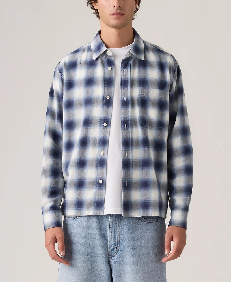 Levi's Men's Duboce Boxy Regular-Fit Overshirt