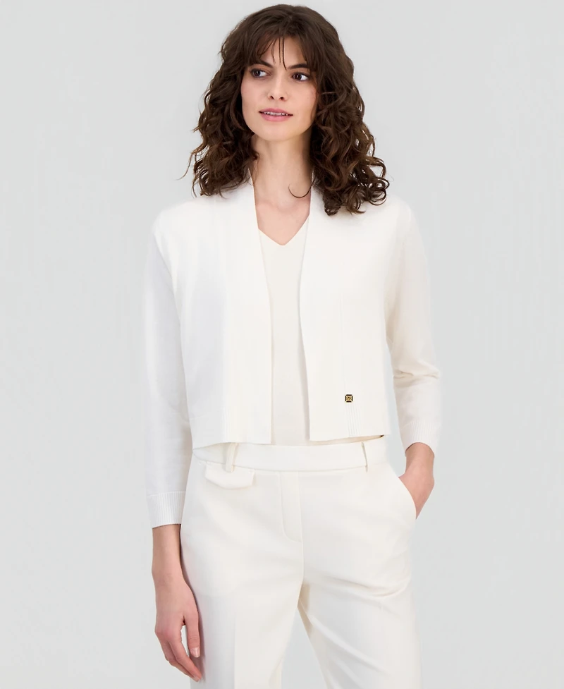 Anne Klein Women's Open-Front Shrug Cardigan
