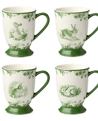 Certified International Le Jardin Mugs, Set of 4