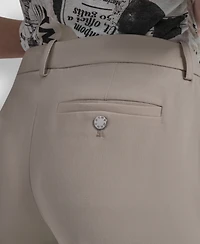 Dkny Women's Modern-Fit Front-Pleated Trousers