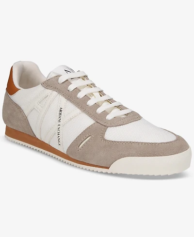 A|X Armani Exchange Men's Suede Trip Sneakers