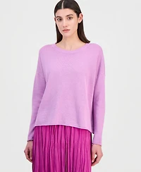 Eileen Fisher Women's Linen & Cotton Relaxed Sweater