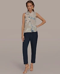Donna Karan New York Women's Printed Sleeveless Top