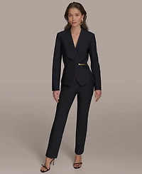 Donna Karan New York Women's Collarless Wrap Jacket
