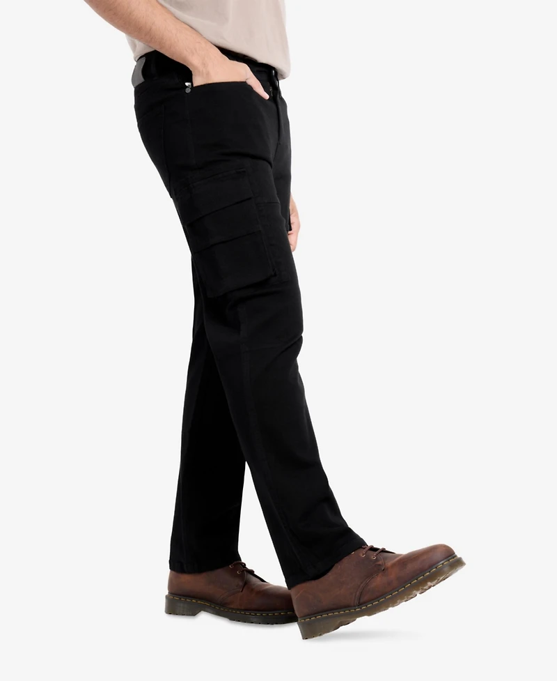 Spring + Mercer Men's Athletic Fit Twill Cargo Pant