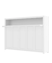 Streamdale Furniture Twin Size Murphy Bed with Shelves
