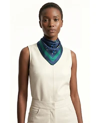 Jessie Zhao New York Freedom Wings Double Sided Silk Scarf