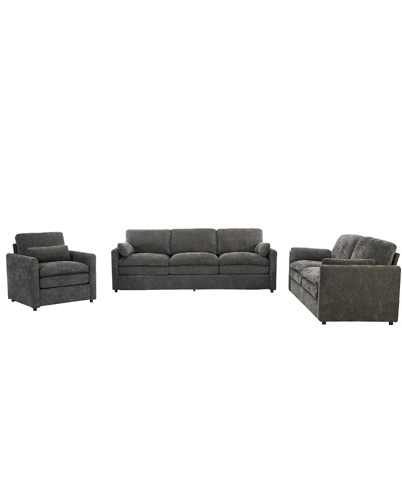 Streamdale Furniture Cozy Upholstered Oversized Comfy Cloud Sofa Double Cushion Group