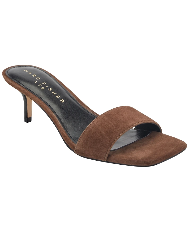 Marc Fisher Ltd Women's Sidnee Kitten Heel Dress Sandals