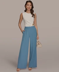 Donna Karan New York Women's High-Waist Mid Rise Pants