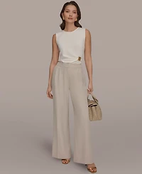 Donna Karan New York Women's High-Waist Mid Rise Pants