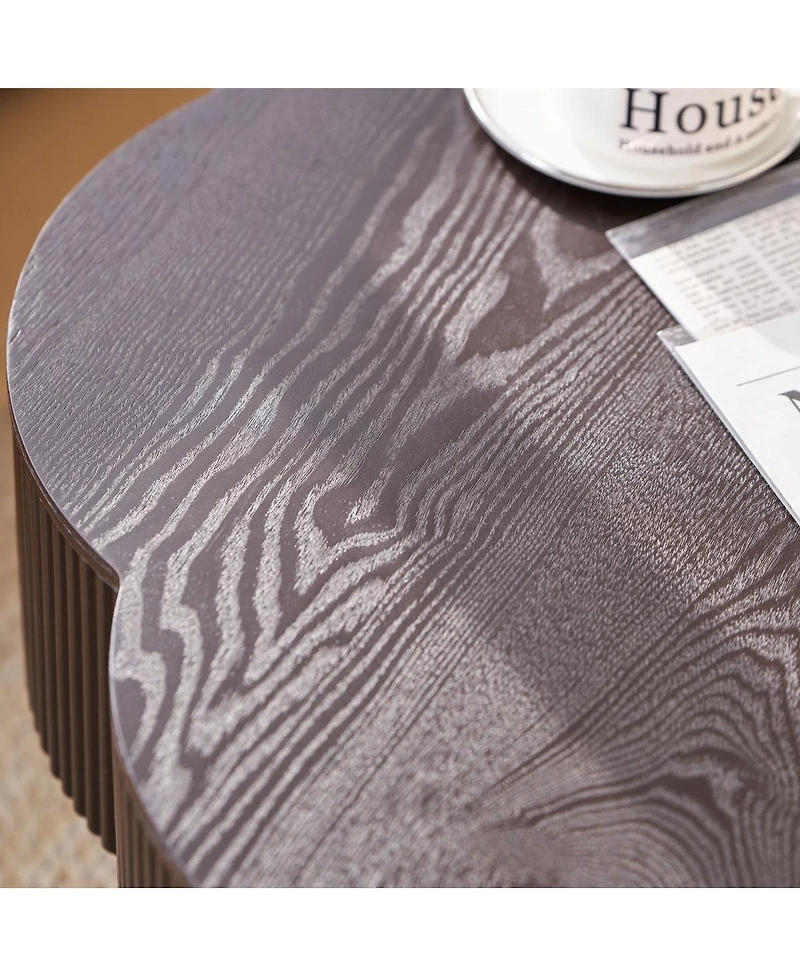 Streamdale Furniture Modern Plum Blossom Coffee Table with Storage