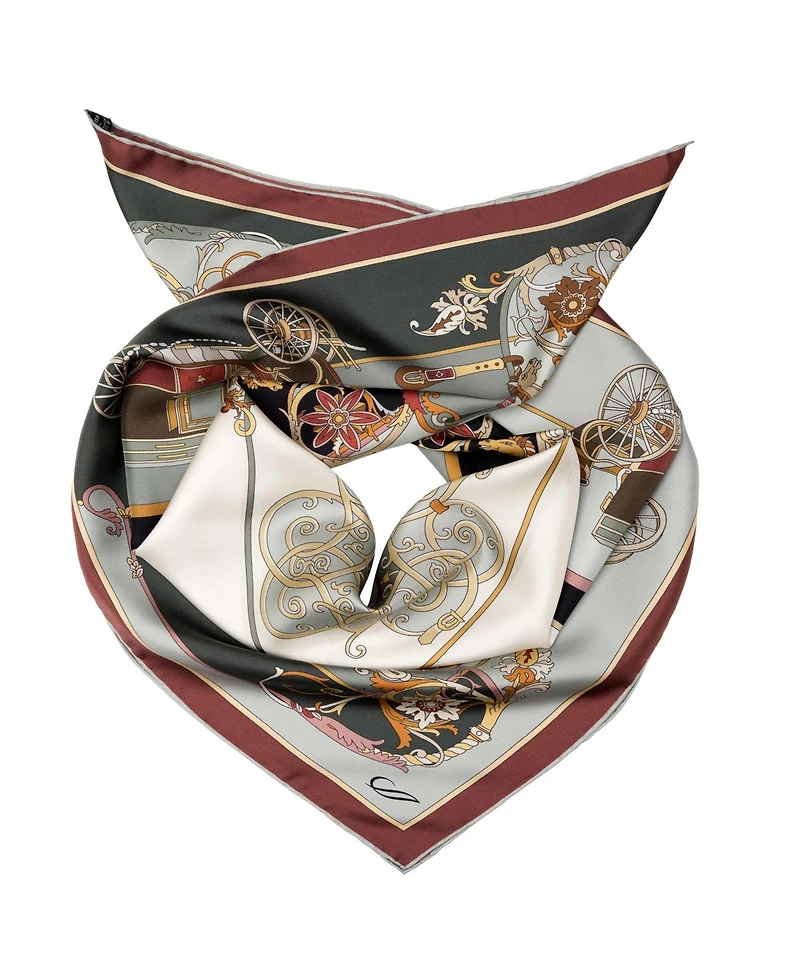 Elizabetta Women s Carozza Silk Foulard Scarf