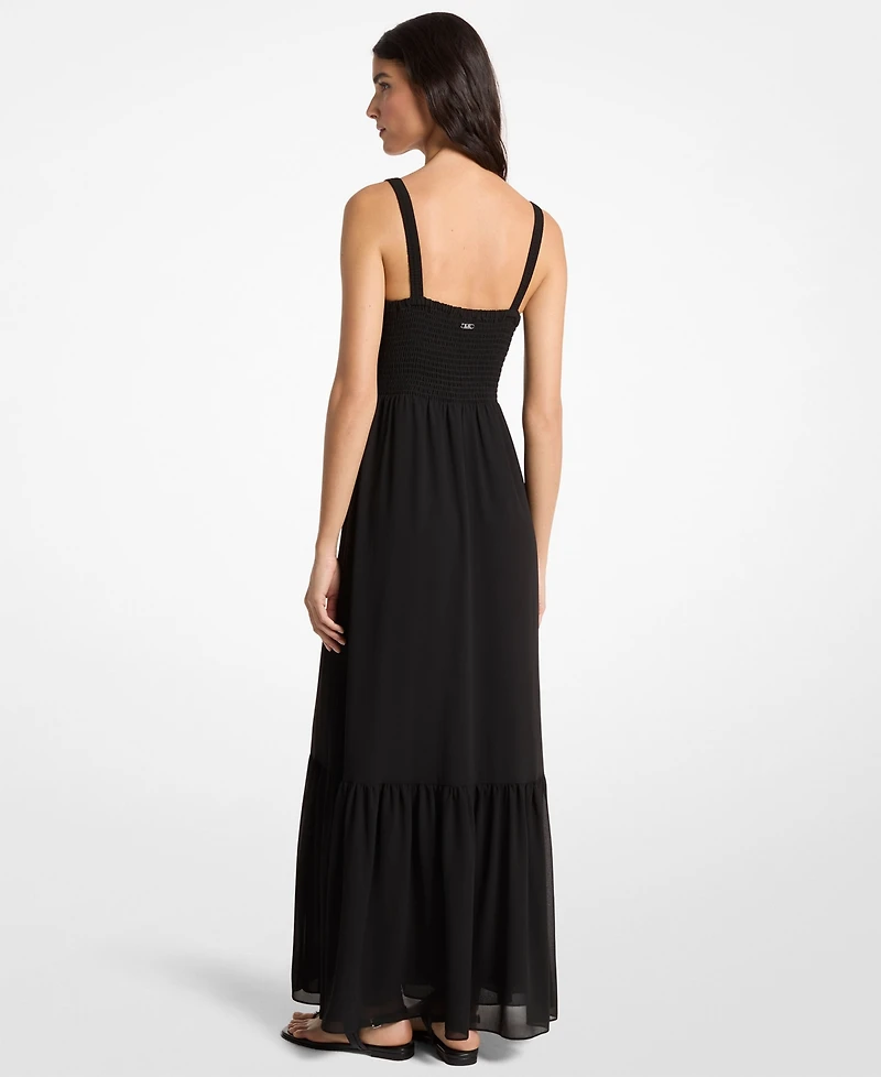 Michael Kors Women's Maxi Smocked Dress