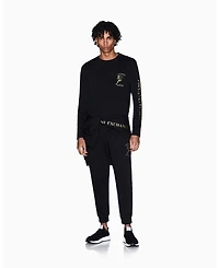 A|X Armani Exchange Men's Lunar New Year Back Graphic Crew Neck Sweatshirt