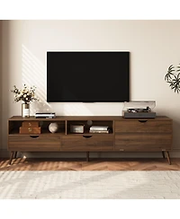 Streamdale Furniture Mid Century Tv Stand - Media Console for TVs up to 80