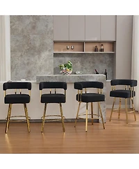 Streamdale Furniture Modern decorative chair with gold metal legs