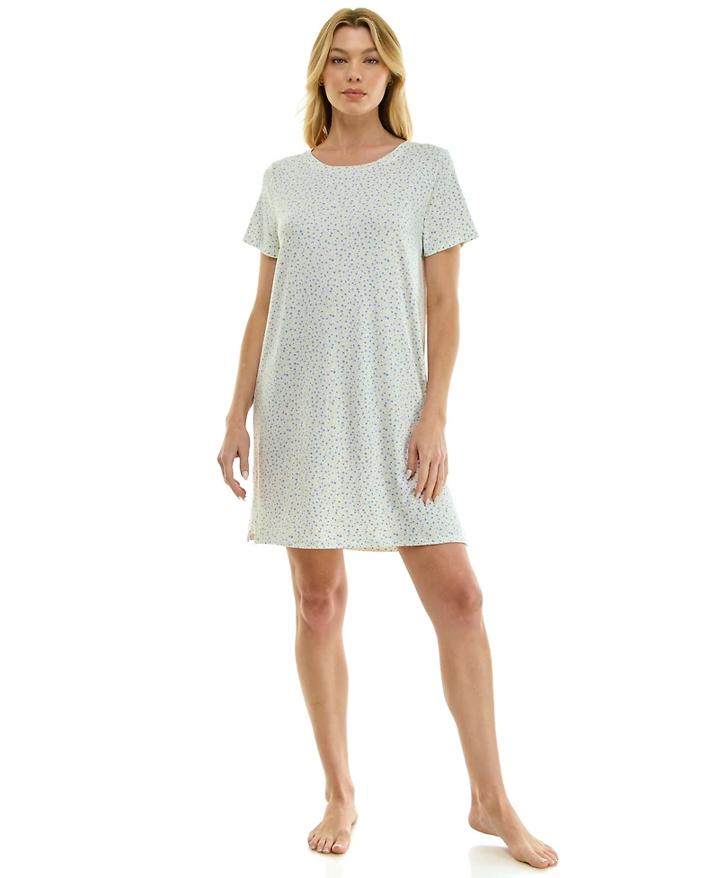 Roudelain Women's Short-Sleeve Sleep Shirt
