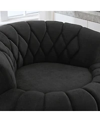 Streamdale Furniture Swivel Accent Chair 360° Round Club for Living Room/Bedroom