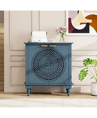 Streamdale Furniture American Style 2 Door Accent Cabinet Sideboard Buffet Storage Cabinet