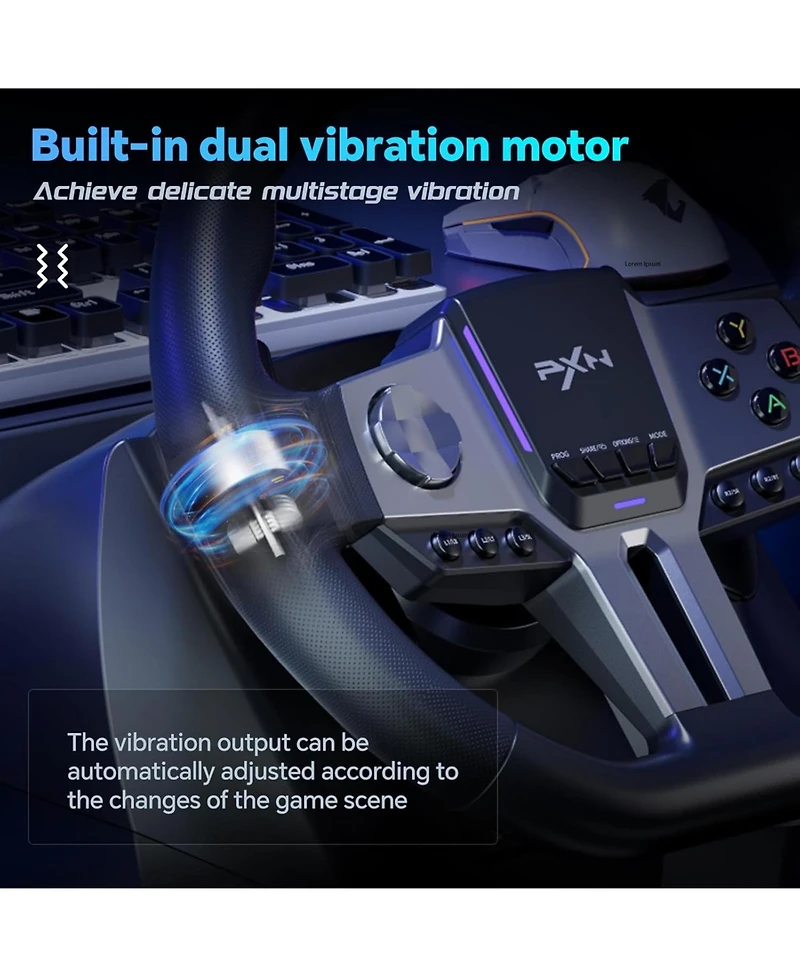 Pxn V9 GEN2 Universal Racing Wheel Bundle.