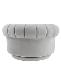 Streamdale Furniture Swivel Accent Chair 360degree(s) Round Club Chair for Living Room/Bedroom