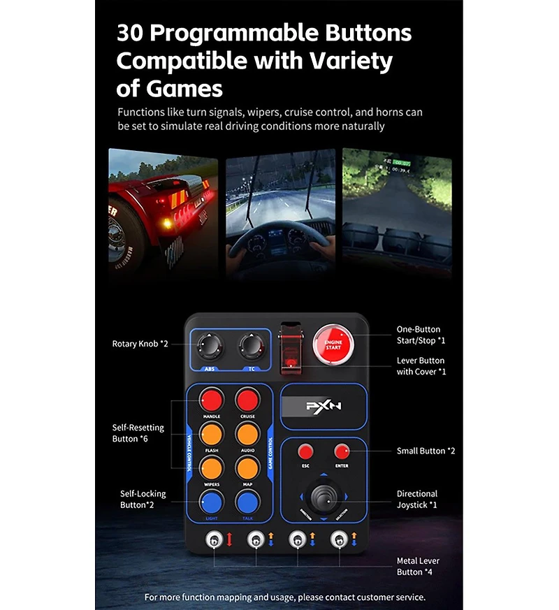 Pxn CB1 Rgb Gaming Button Box.