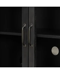 Streamdale Furniture Stylish 34-door large storage cabinet for entrance, living, dining rooms