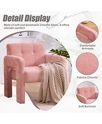 Streamdale Furniture Modern Minimalist Single Armchair for Living Room, Bedroom, Office.