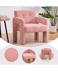 Streamdale Furniture Modern Minimalist Single Armchair for Living Room, Bedroom, Office.